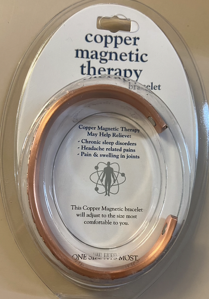Copper Magnet Therapy Pressed Link Copper Bangle