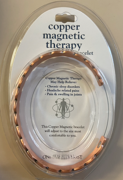 Copper Magnet Therapy Rope Twist Copper Bangle