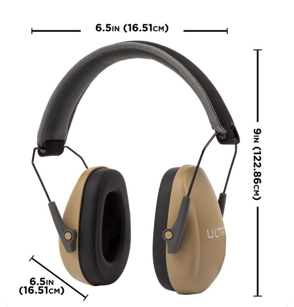 Allen Ultrx Slim Profile Passive Earmuff NRR23dB