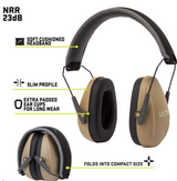 Allen Ultrx Slim Profile Passive Earmuff NRR23dB