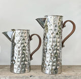 Flair Gifts & Home Bolt Hammered Jug With Leather Handle - 2.25L