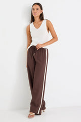 Stories Be Told Townie Stripe Side Tape Wide Leg Pants