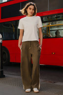 Stories Be Told Townie Stripe Side Tape Wide Leg Pants