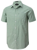 Pilbara Mens Short Sleeve Gingham Shirt - RMPC173