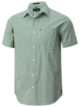 Pilbara Mens Short Sleeve Gingham Shirt - RMPC173
