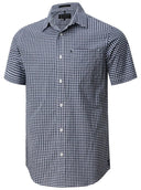 Pilbara Mens Short Sleeve Gingham Shirt - RMPC173