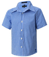 Pilbara Kids Short Sleeve Gingham Shirt - RMPC181S