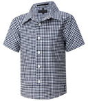 Pilbara Kids Short Sleeve Gingham Shirt - RMPC181S