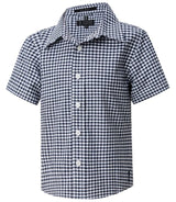 Pilbara Kids Short Sleeve Gingham Shirt - RMPC181S