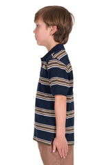 Thomas Cook Boys Anthony Polo - Navy/Tan
