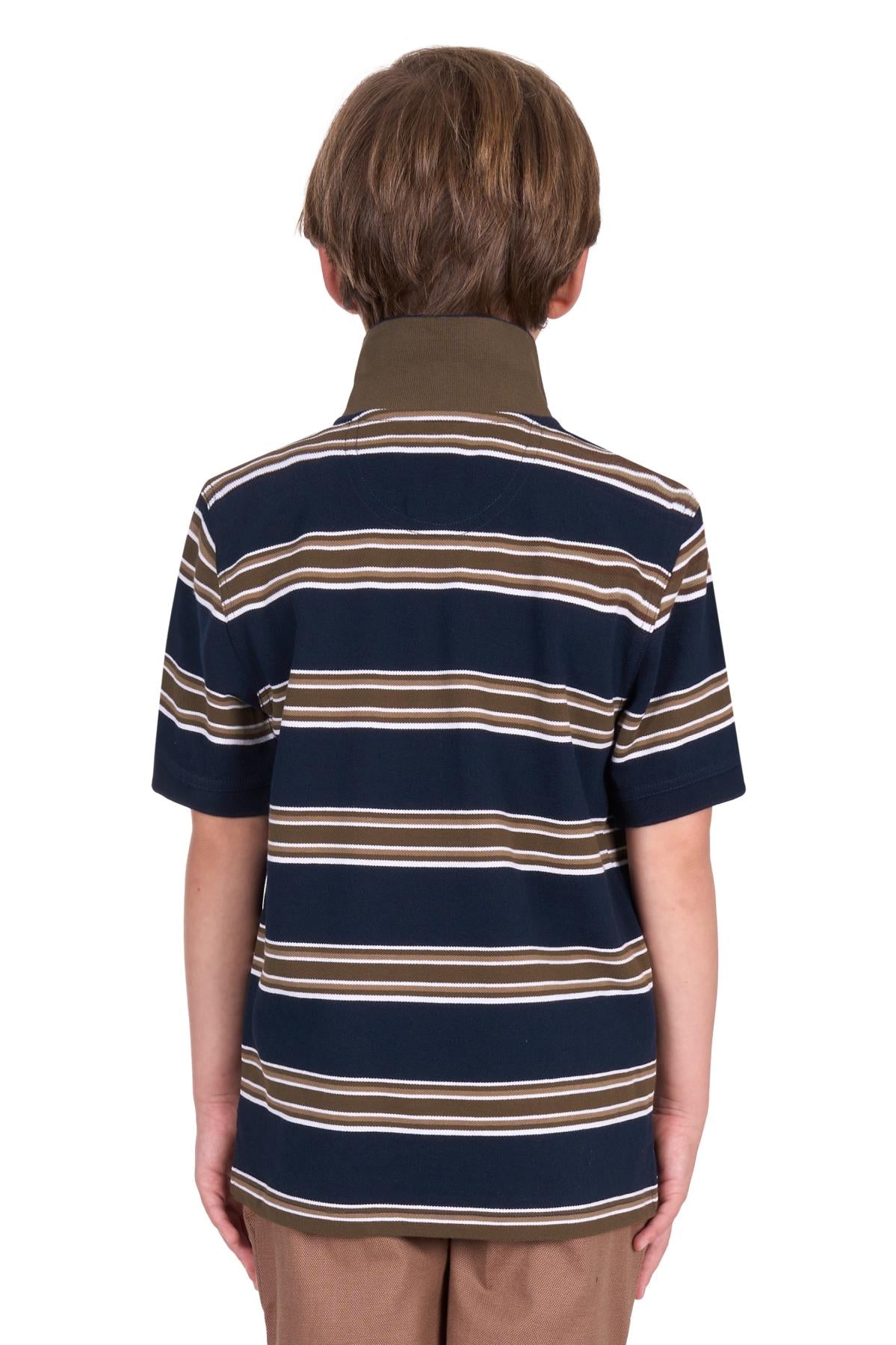 Thomas Cook Boys Anthony Polo - Navy/Tan