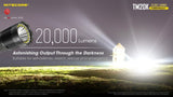 Nitecore Tiny Monster Rechargeable 20,000 Lumen Torch