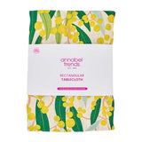 Annabel Trends Tablecloth - Linen & Cotton - Golden Wattle