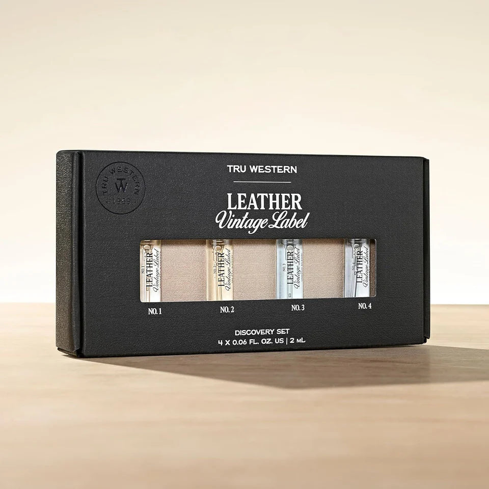 Tru Western Men's Leather Vintage Label Discovery Set