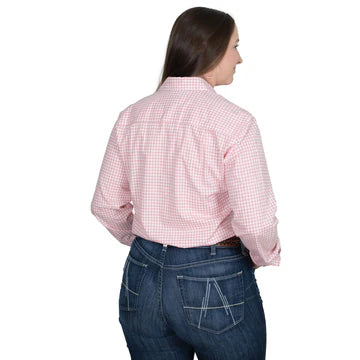 Just Country Ladies Abbey Full Button Check Shirt