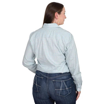 Just Country Ladies Abbey Full Button Check Shirt