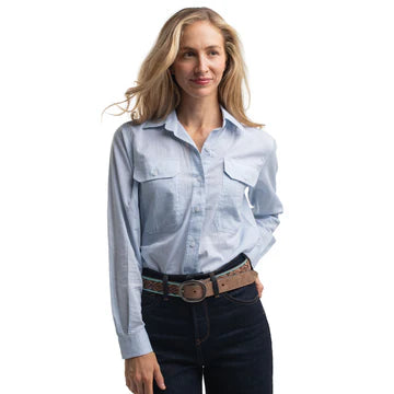 Just Country Women's Abbey Full Button Print Workshirt