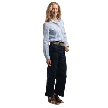 Just Country Women's Abbey Full Button Print Workshirt