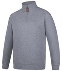 Ritemate Pilbara Mens Classic Zipper C/F Fleece Pullover