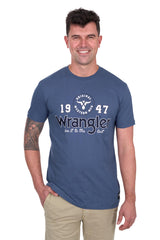 Wrangler Mens Michael T-shirt - Denim