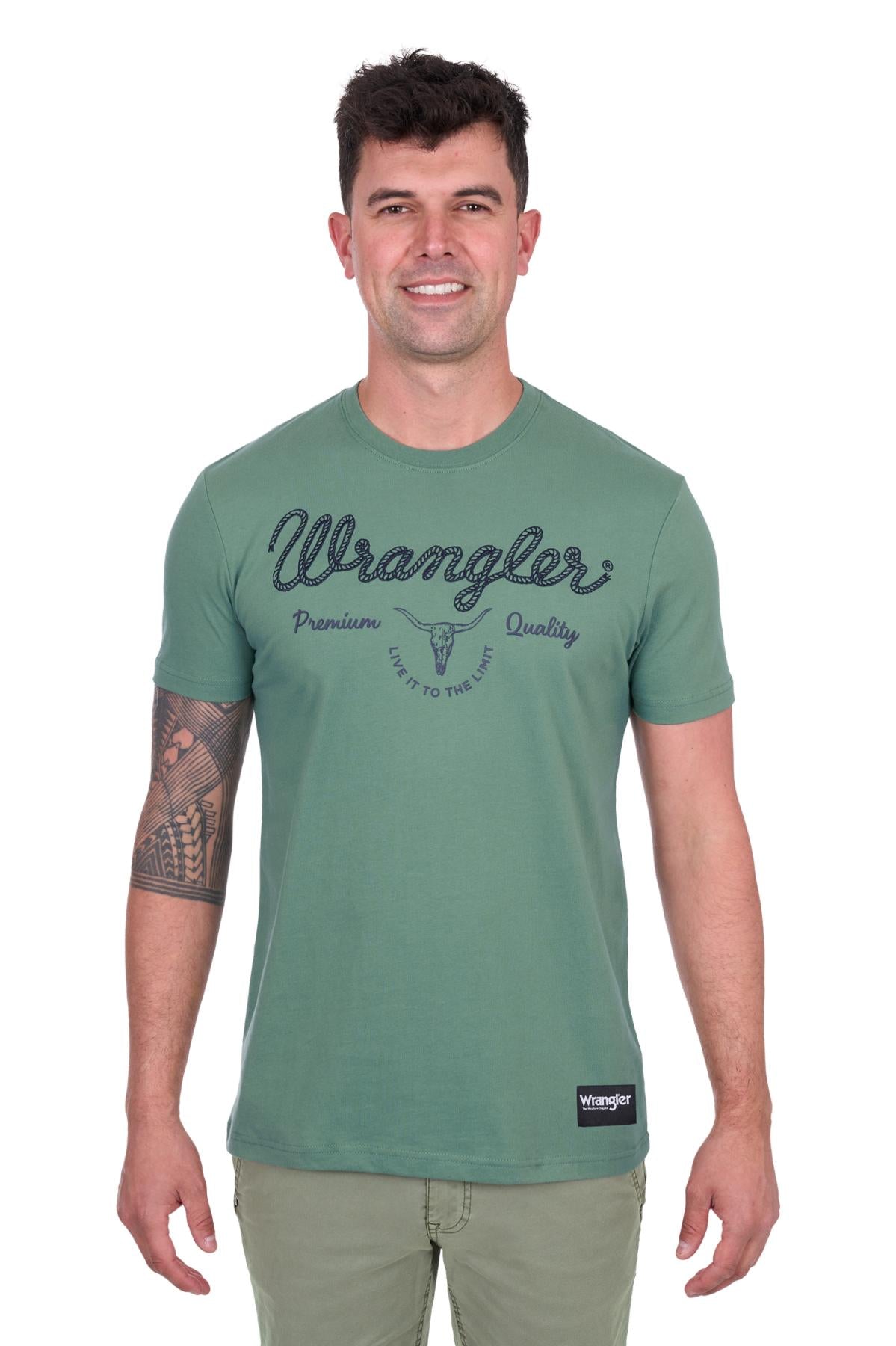 Wrangler Mens Arthur T-Shirt - Sage