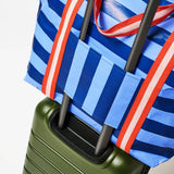 Project Ten Pty Ltd - Zip Medium Tote – Blue Stripe