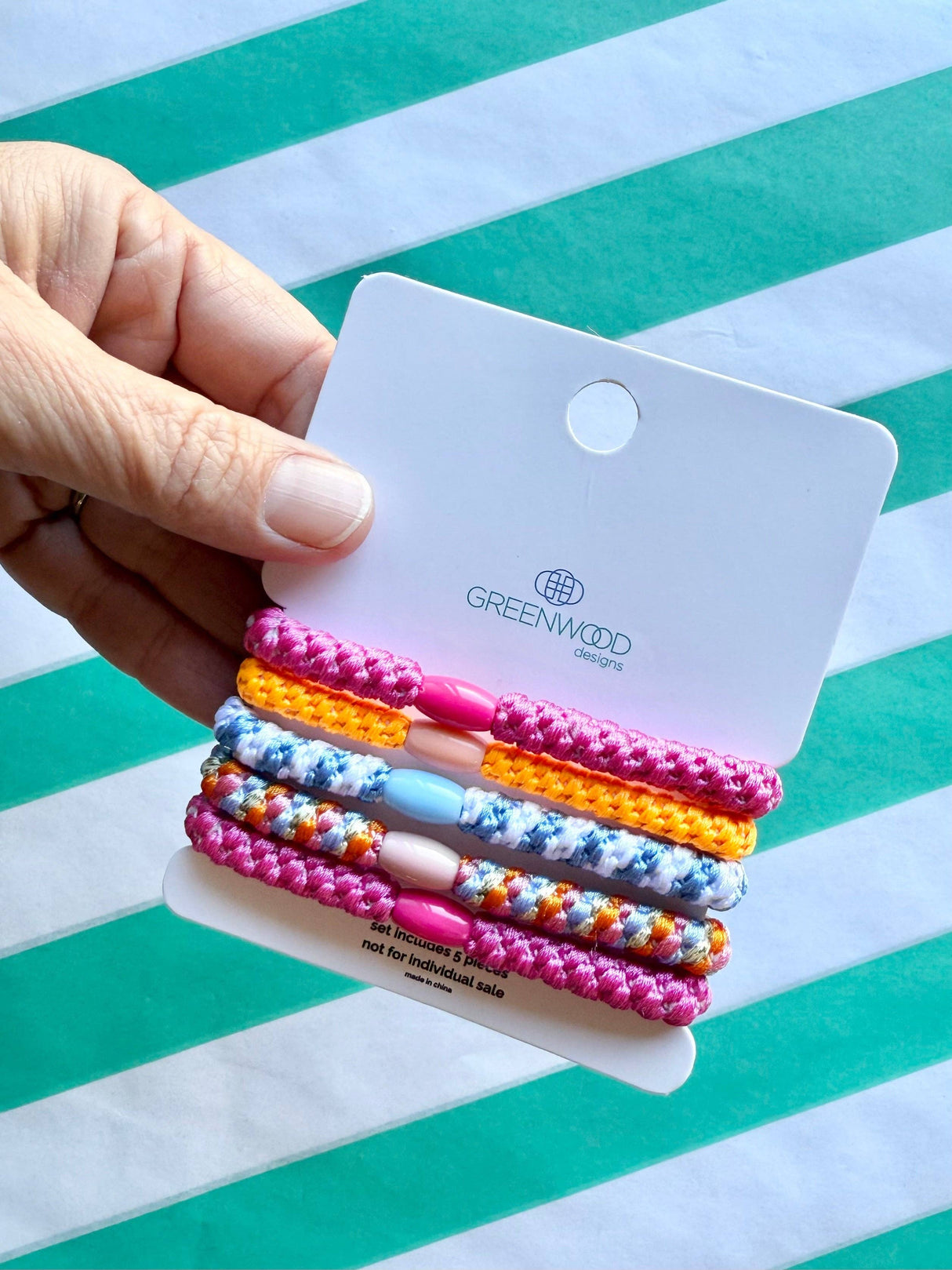 Greenwood Designs Hair Elastics Pack - Fruit Tingle