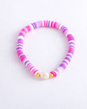 Greenwood Designs - Pearl Pop Heishi Bead Bracelet