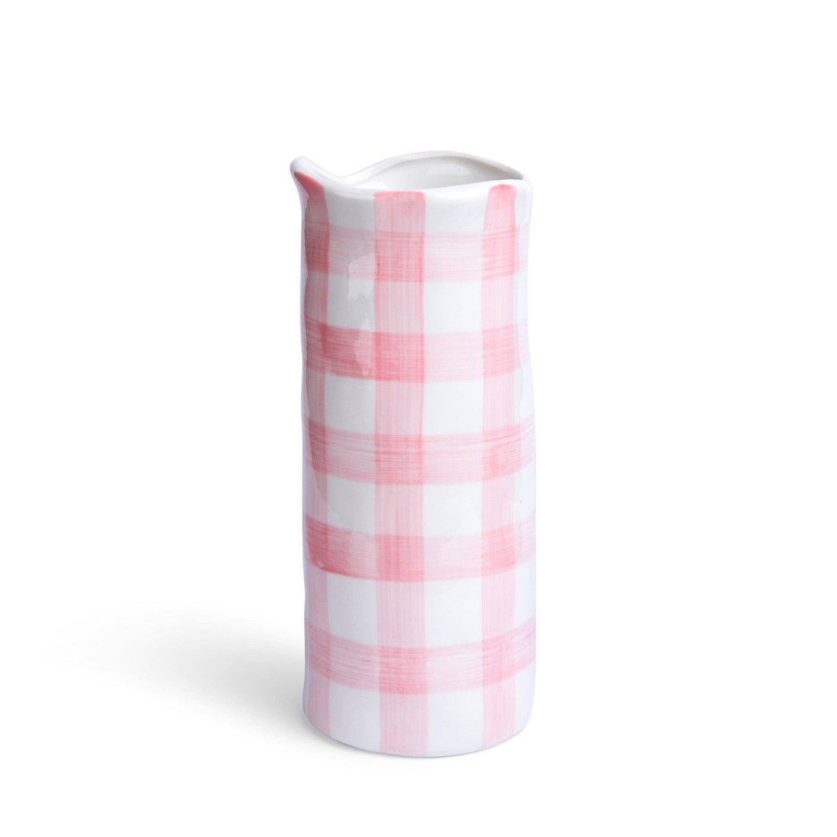 Noss and Co - NEW Medium Vase - Pink Gingham