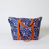 Project Ten Paisley Zip Medium Tote