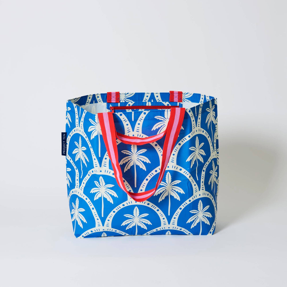 Project Ten Medium Tote – Blue Palm