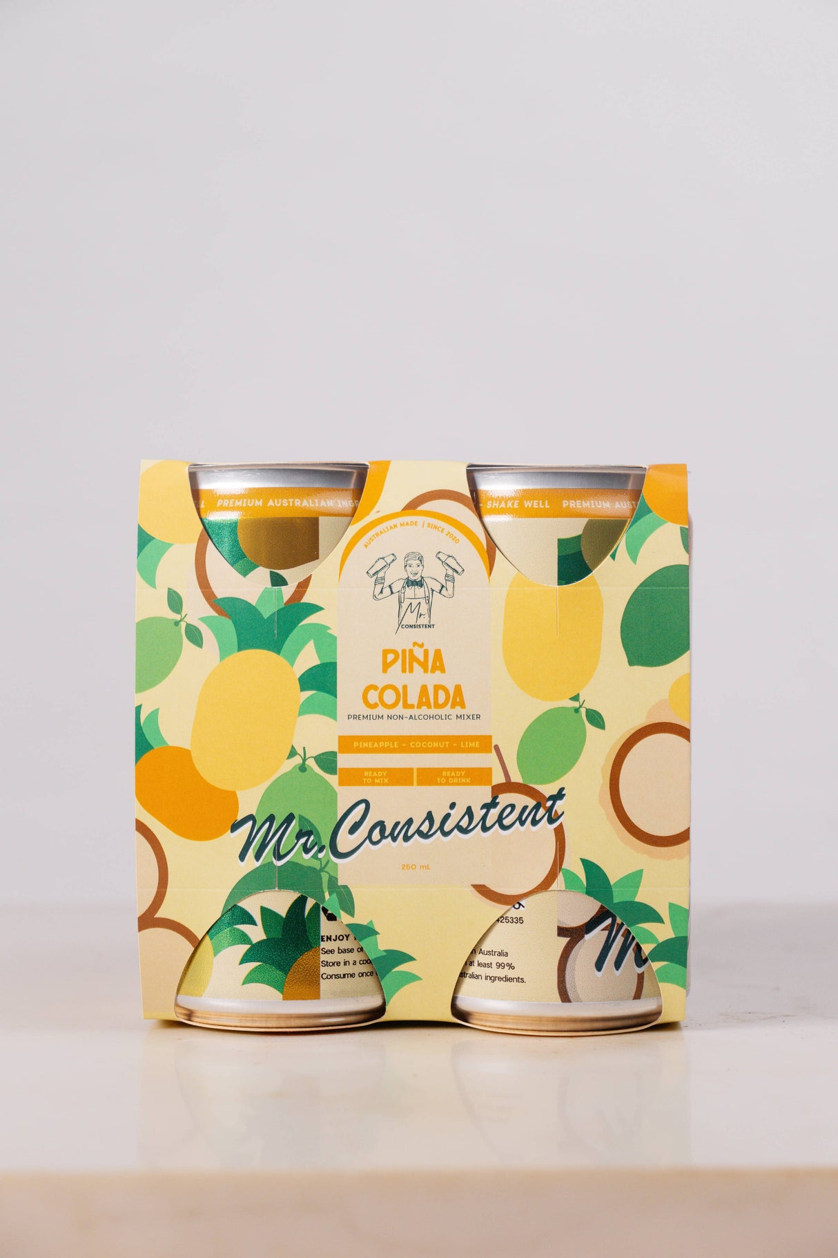Mr Consistent Pina Colada 250 ml 4pack Cans