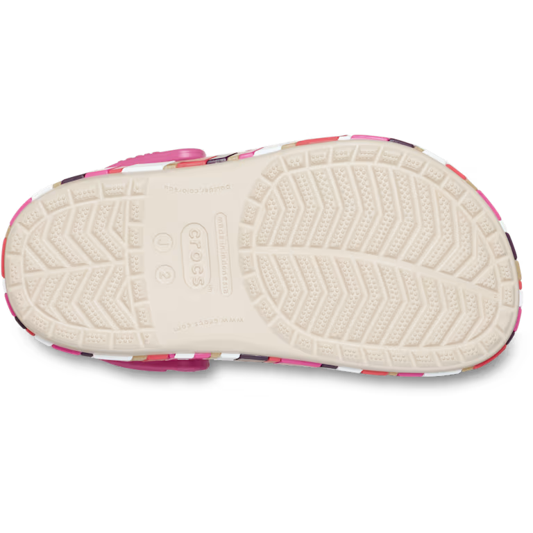 Kids' Crocband Chevron Band Clog