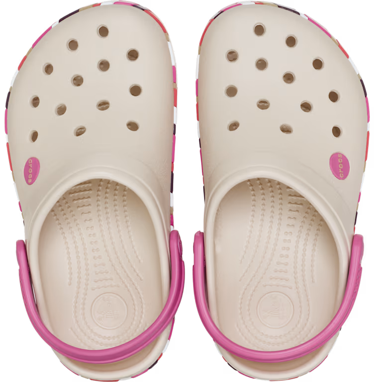Kids' Crocband Chevron Band Clog