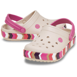 Kids' Crocband Chevron Band Clog
