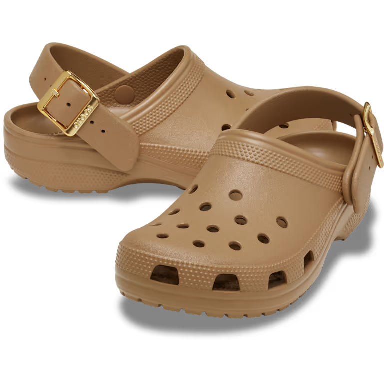Crocs Classic Metallic Buckle Clog
