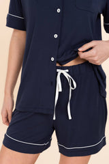 Gingerlilly - Bamboo Pyjama Short Set - Sadie Navy