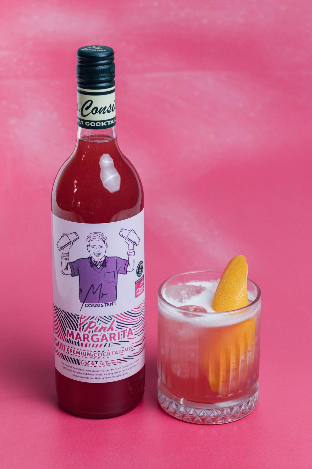 Mr Consistent - Pink Margarita Mixer 750 ml
