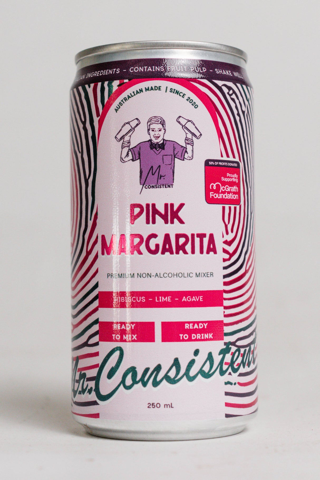 Mr Consistent Pink Margarita - 250 ml 4 Pack Cans