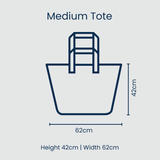 Project Ten Pty Ltd - Medium Tote – Blue Stripe