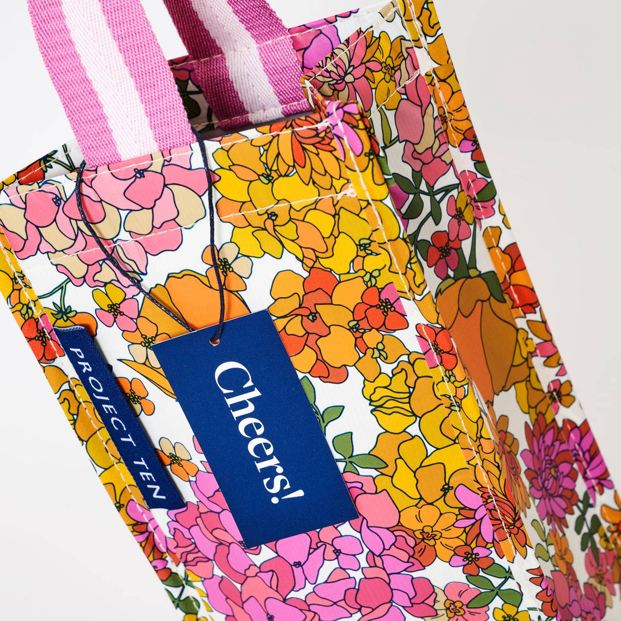 Project Ten Pty Ltd - Wine Bag – Hydrangea