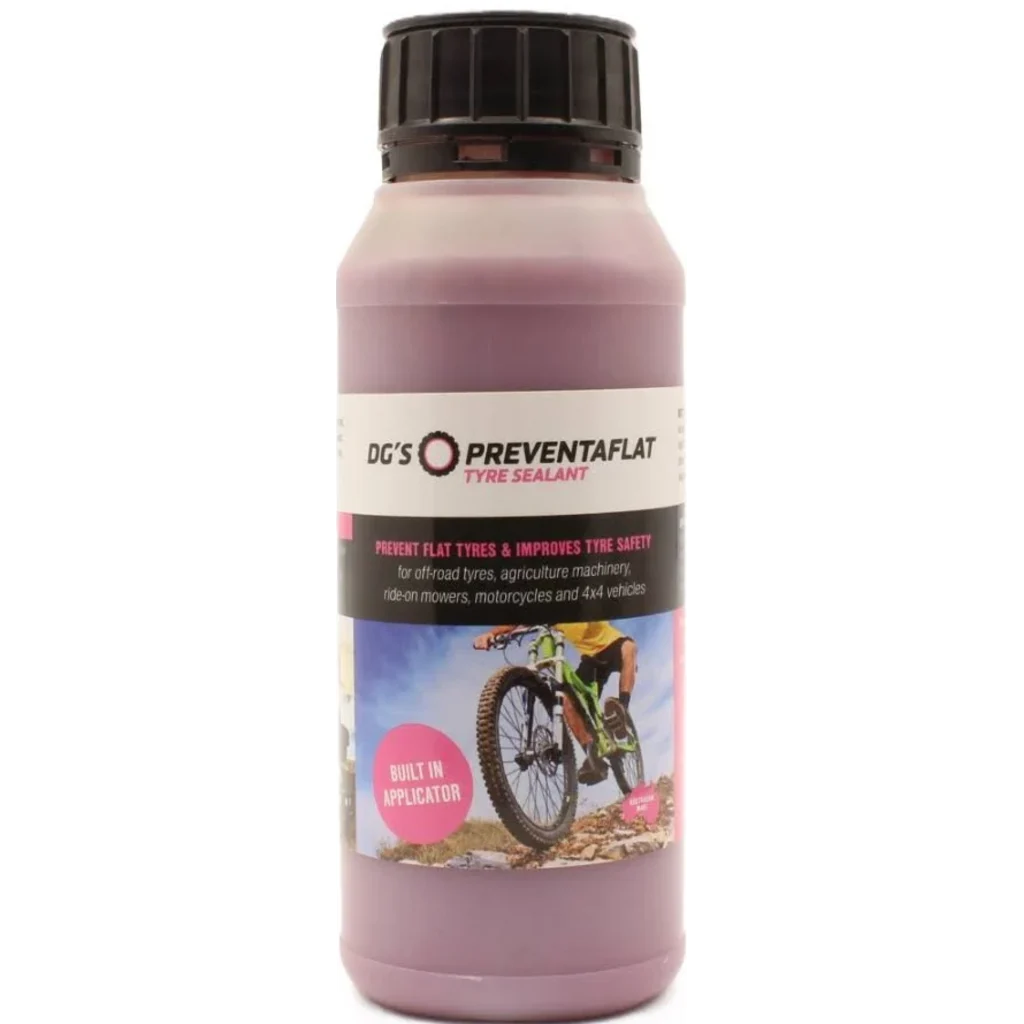 DG's Prevent-A-Flat Tyre Sealant for Tubed Tyres with Built in Applicator