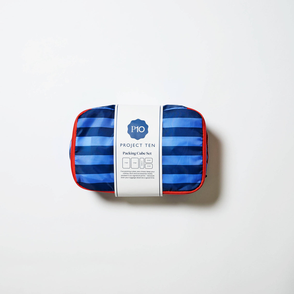 Project Ten Pty Ltd - Packing Cube Set – Blue Stripe