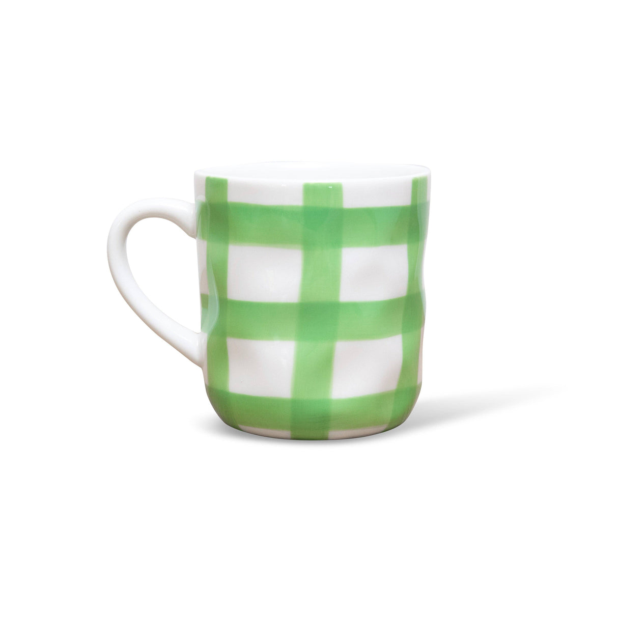 Noss and Co - Ceramic Mug | Mint Green Gingham