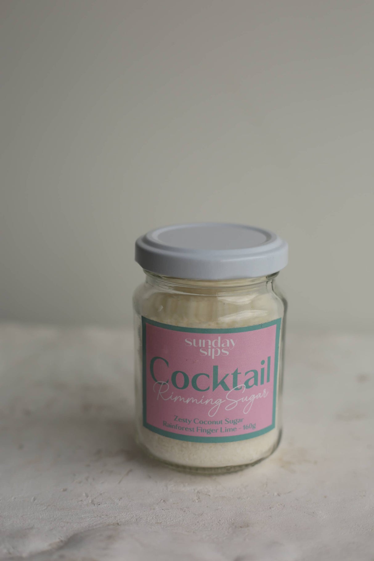 Sunday Sips Cocktail Rimming Sugar - Coconut & lime sugar