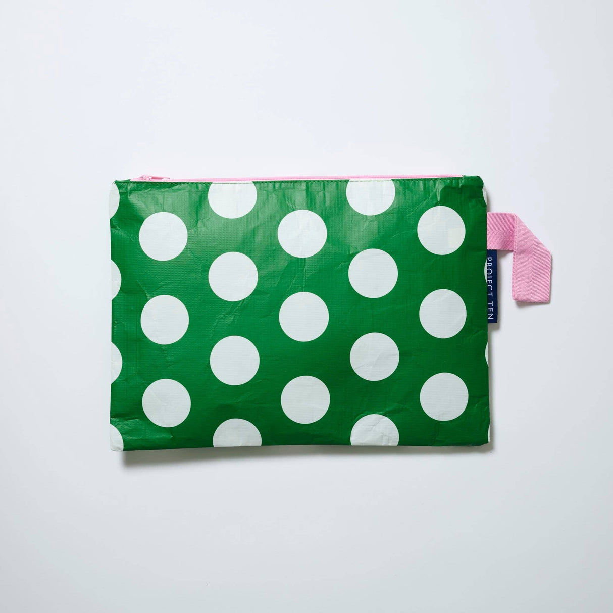 Project Ten Pty Ltd - Large Zip Pouch – Polka Dot