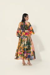 thr3letter - Jeanne Cutout Gathered Dress