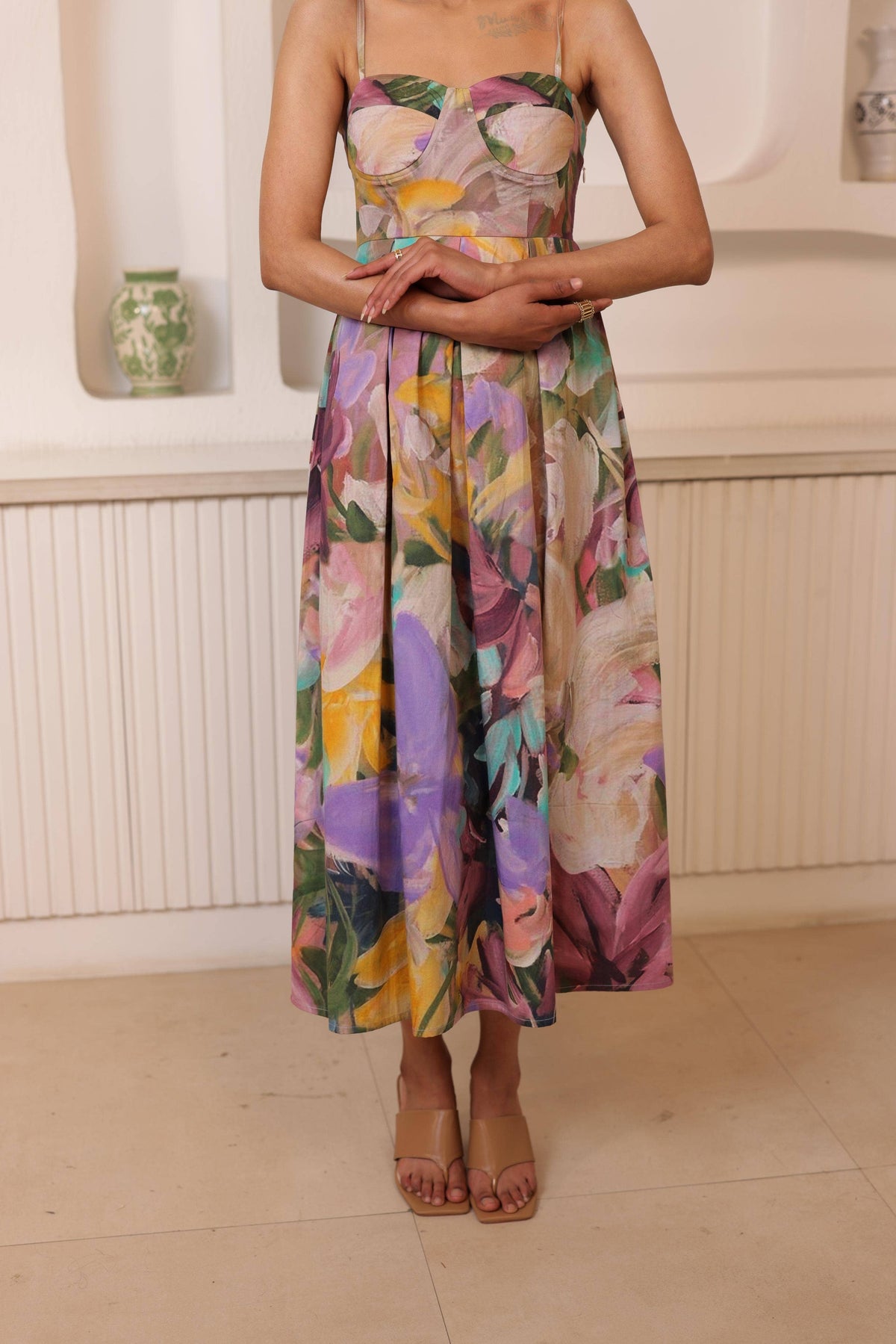thr3letter - Claire in Nissar Padded Dress