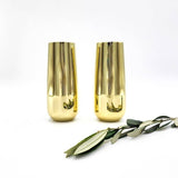 CLINQ - Gold Champagne Flutes (Set of 2)