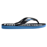 Havaianas Mens Top Thongs - Logomania2 Black/Blue